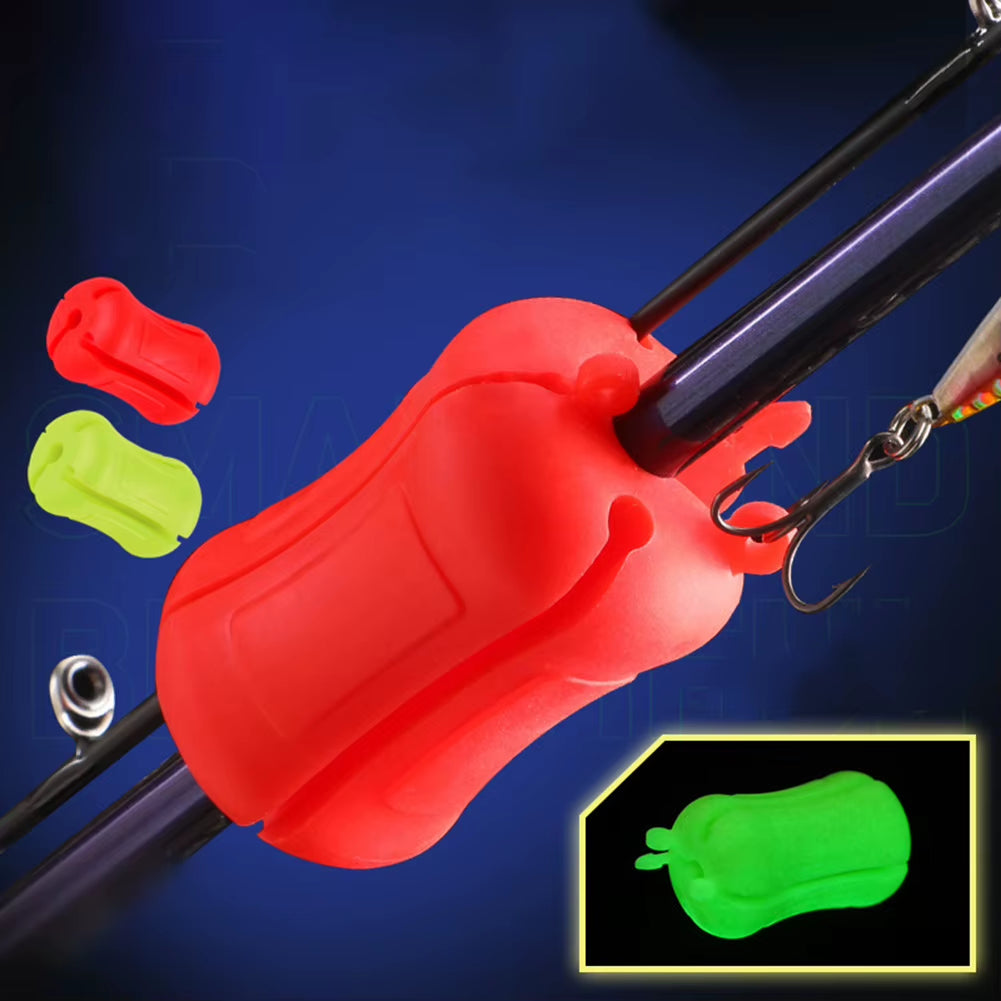 1 Pc Fishing Rod Protection Holder Silicone Stop Puller Storage Rack Fishing Rod Fixed Ball Fishing Accessories