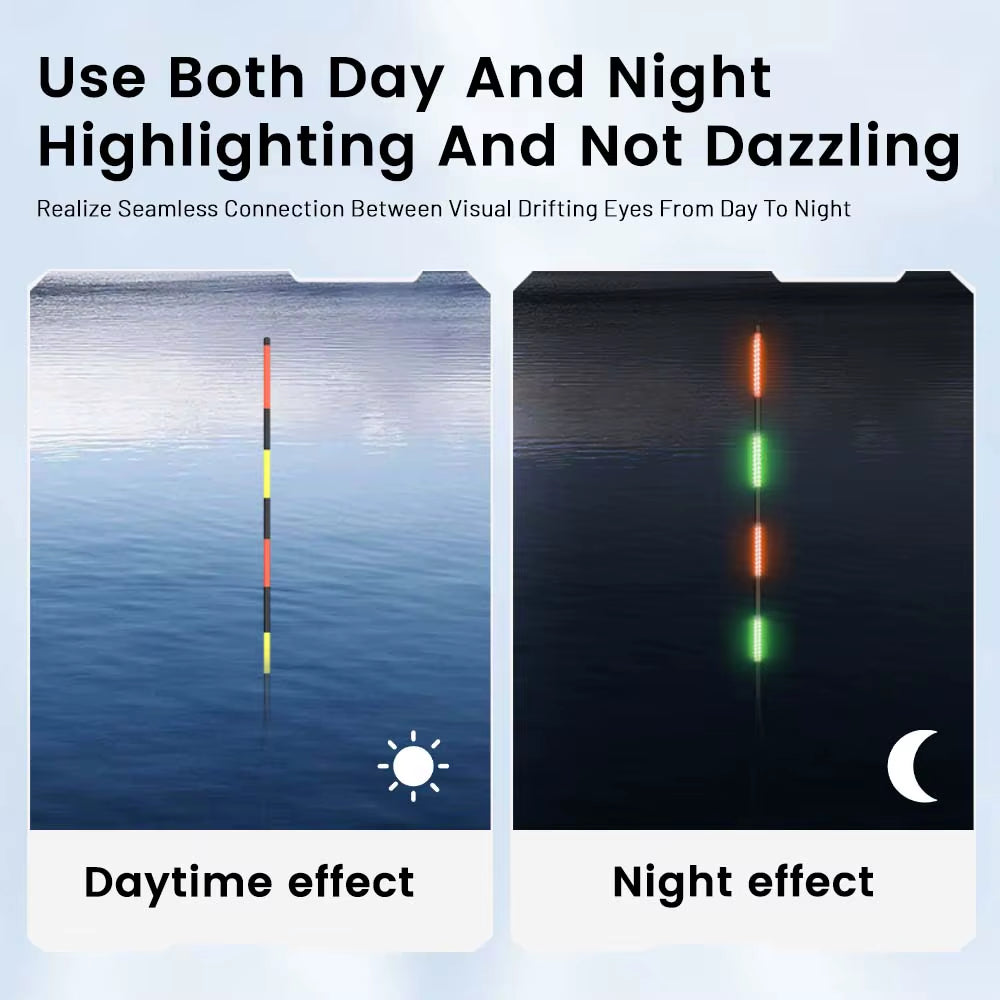 New Smart Led Fishing Float Highly Sensitive Remind Buoy Great Buoyancy 4G 6G 8G Gravity Sensor Night Fishing Float