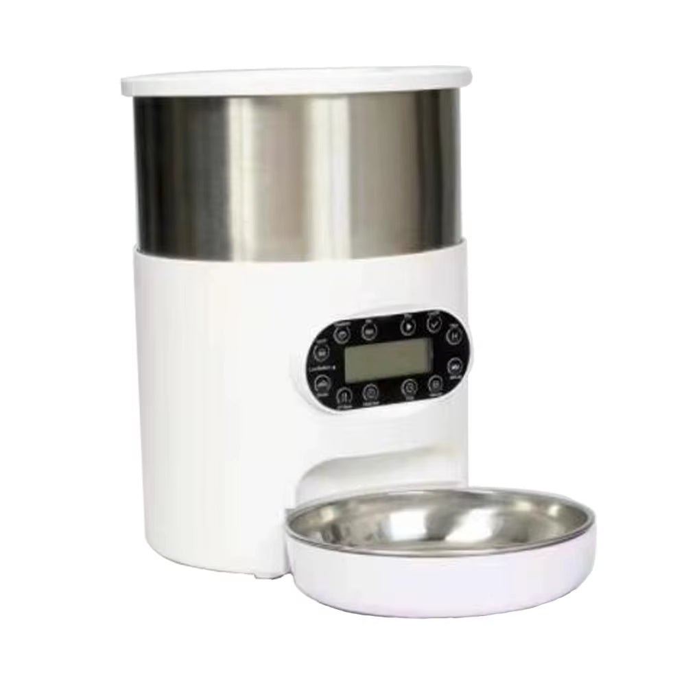 Smart APP Pet Feeder Cat and Dog Food Automatic Dispenser Stainless Steel Bowl Cats and Dogs with Recording Timing Feeding