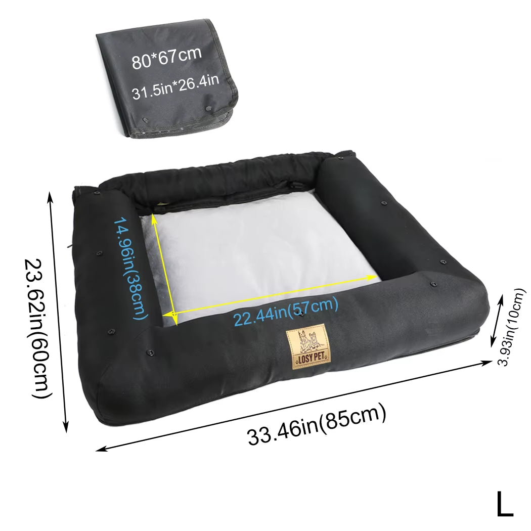 Pet Dog Cat Car Seat Safety Puppy Carrier Cover Travel Gear Booster Bed Bag